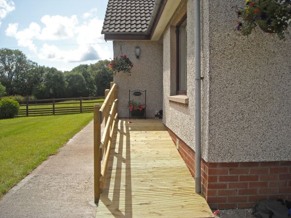 Hardwood Ramp Installation in Gilroy